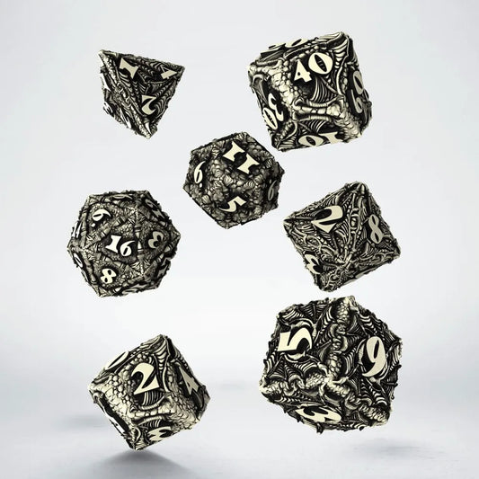 Dracopolis Würfel Set The Scandinavian Blackfang (7) - Smalltinytoystore