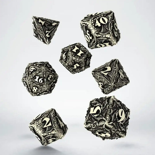 Dracopolis Würfel Set The Scandinavian Blackfang (7) - Smalltinytoystore