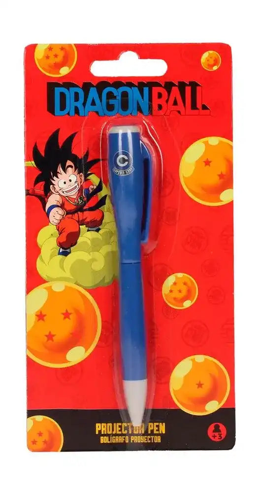 Dragon Ball Kugelschreiber mit Licht-Projektor Capsule Corp - Smalltinytoystore