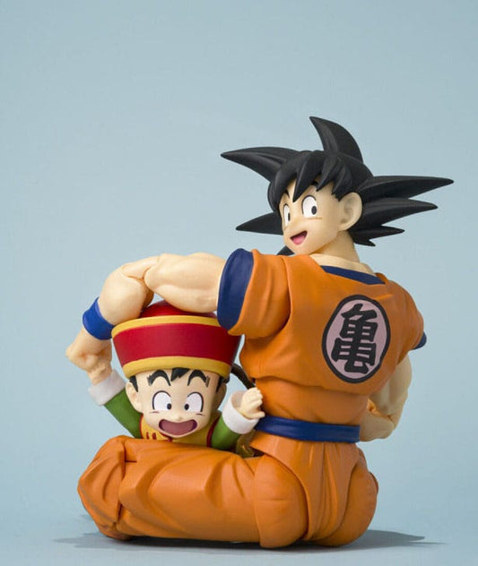 Dragon Ball S.H.Figuarts Actionfigur Son Goku & Son Gohan Kid & Kintoun 14 cm & 6 cm - Smalltinytoystore