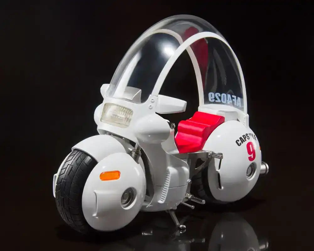 Dragon Ball S.H. Figuarts Fahrzeug mit Figur Bulma's Motorcycle Hoipoi Capsule No. 9 17 cm - Smalltinytoystore