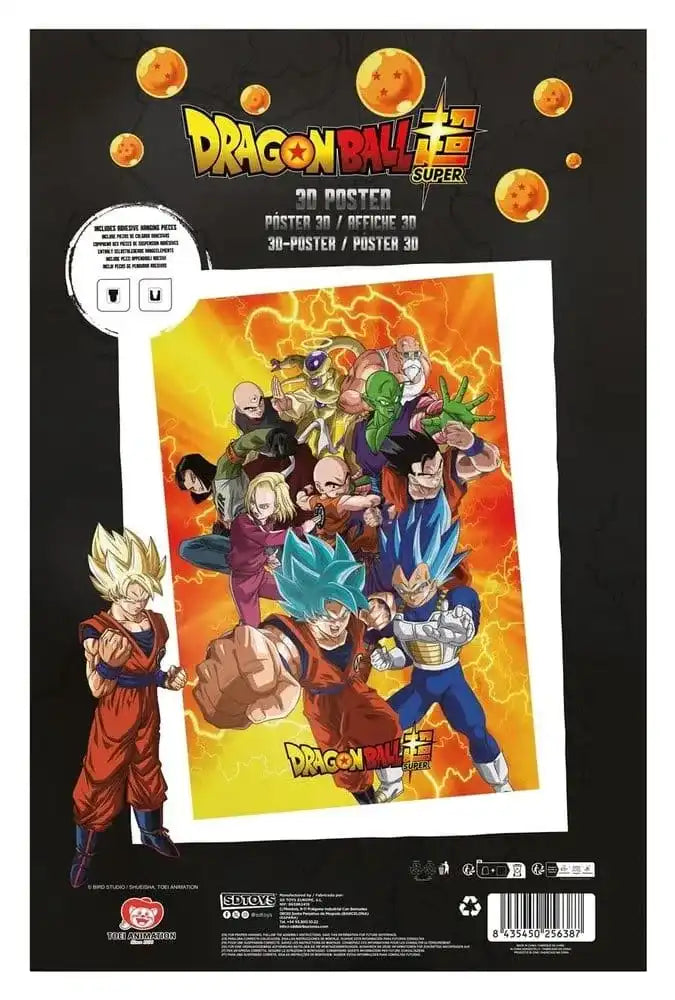 Dragon Ball Super 3D Poster Survival Heroes 38 x 58 cm