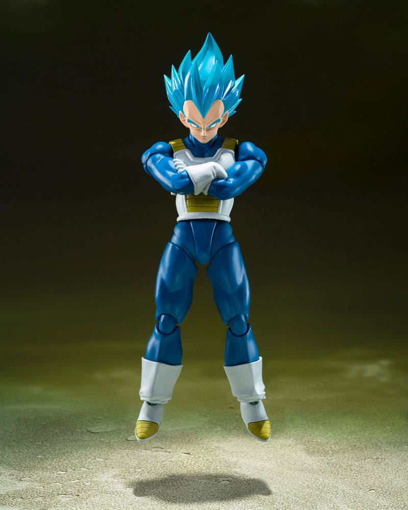 Dragon Ball Super S.H. Figuarts Actionfigur Super Saiyan God Super Saiyan Vegeta -Unwavering Saiyan Pride- 14 cm - Smalltinytoystore