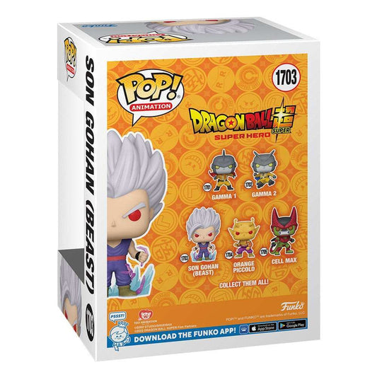Dragon Ball Super: Super Hero POP! Animation Vinyl Figuren Gohan UI w/CH(GW) 9 cm Sortiment (6) - Smalltinytoystore