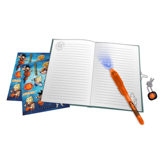Dragon Ball Tagebuch Set mit Schloss - Smalltinytoystore