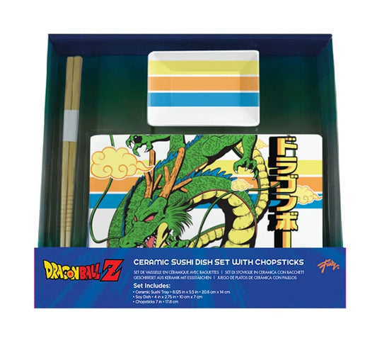Dragon Ball Z Keramik Sushi Set mit Essstäbchen Shenron - Smalltinytoystore