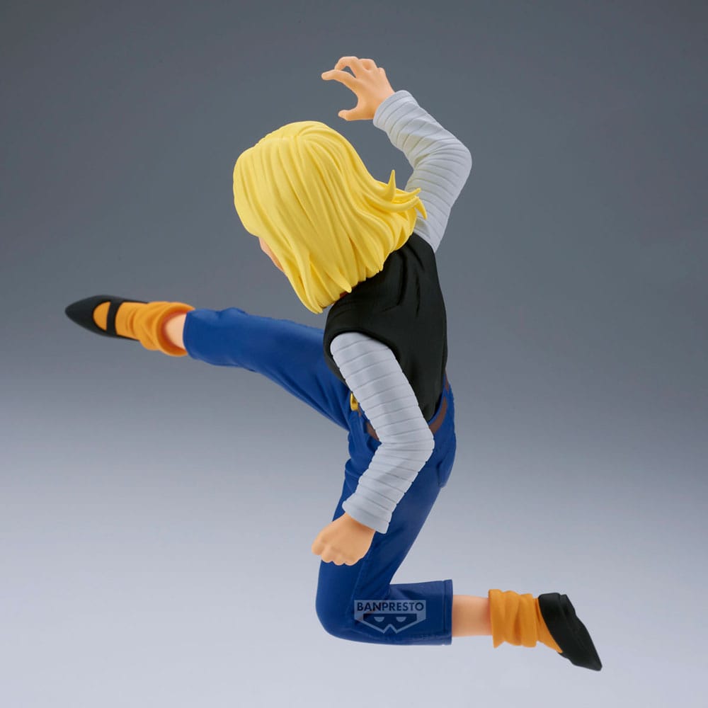 Dragon Ball Z Match Makers PVC Statue Android 18 11 cm Vs. Mr. Satan 8 cm - Smalltinytoystore
