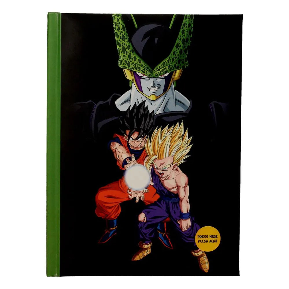 Dragon Ball Z Notizbuch mit Leuchtfunktion Cell Final Battle - Smalltinytoystore