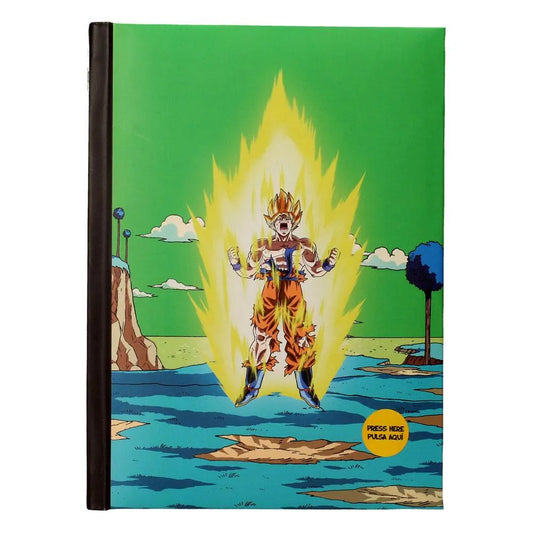 Dragon Ball Z Notizbuch mit Leuchtfunktion Namek Final Battle - Smalltinytoystore