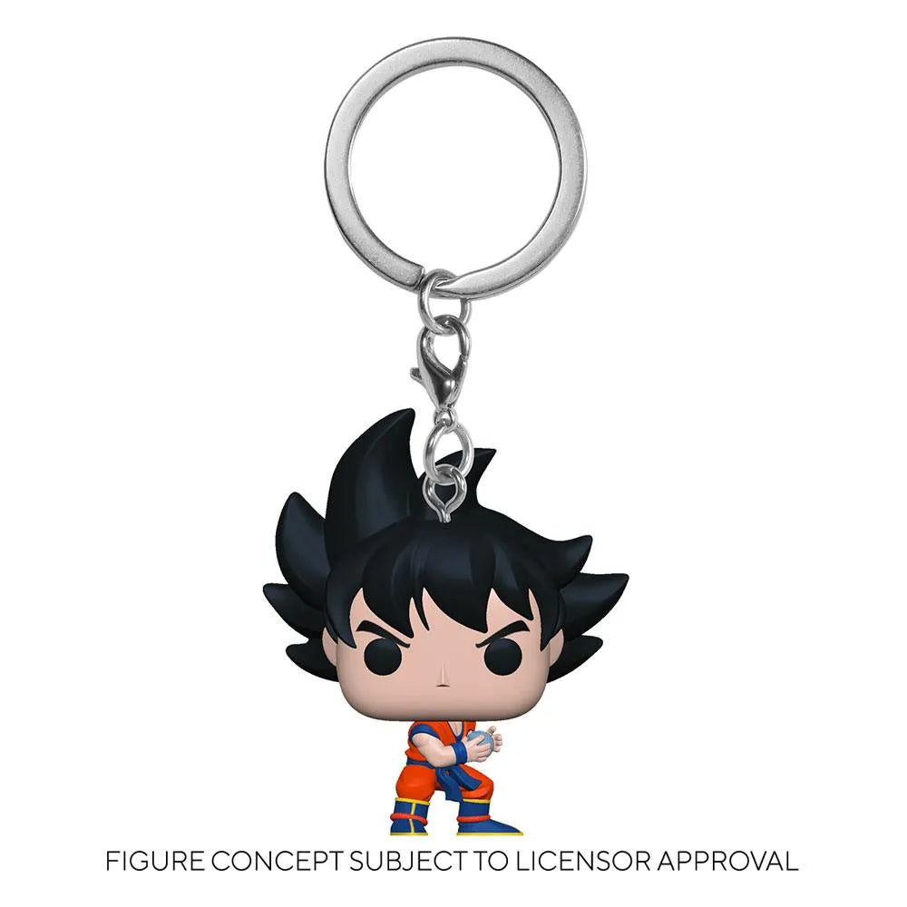 Dragon Ball Z Pocket POP! Vinyl Schlüsselanhänger 4 cm Goku w/Kamehameha Display (12) - Smalltinytoystore