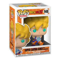 Dragon Ball Z POP! Animation Vinyl Figur SS Goku w/ Kamehameha Wave 9 cm - Smalltinytoystore