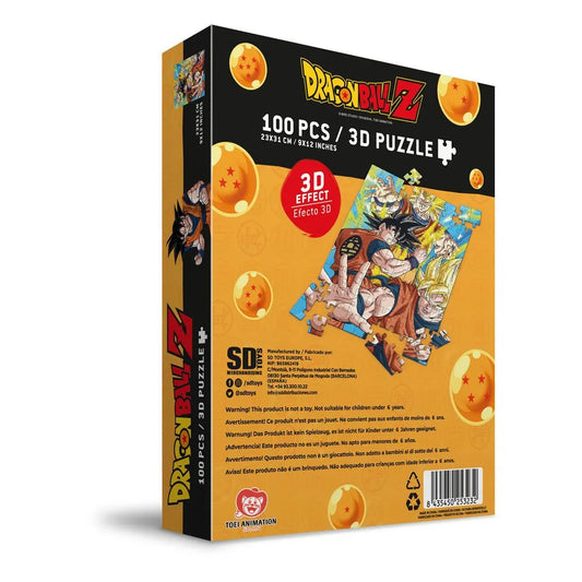 Dragon Ball Z Puzzle mit 3D-Effekt Goku Saiyan (100 Teile) - Smalltinytoystore