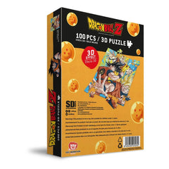 Dragon Ball Z Puzzle mit 3D-Effekt Goku Saiyan (100 Teile) - Smalltinytoystore