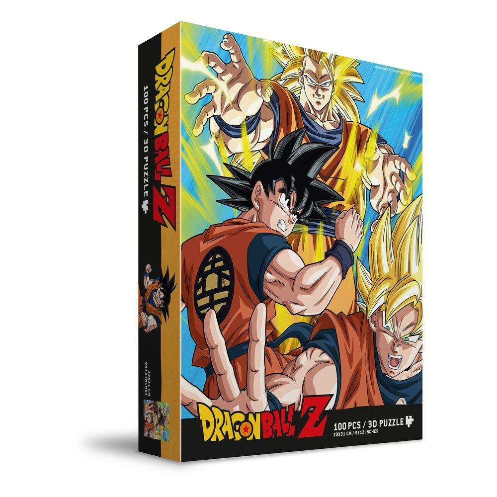 Dragon Ball Z Puzzle mit 3D-Effekt Goku Saiyan (100 Teile) - Smalltinytoystore