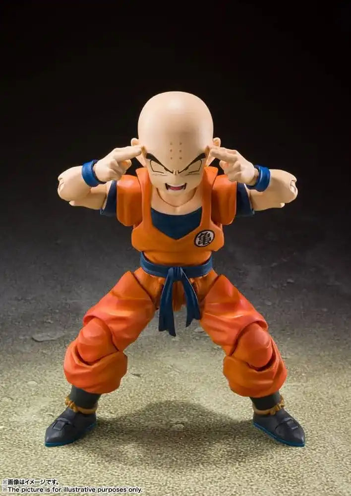 Dragon Ball Z S.H. Figuarts Actionfigur Krillin-Earth's Strongest Man 12 cm