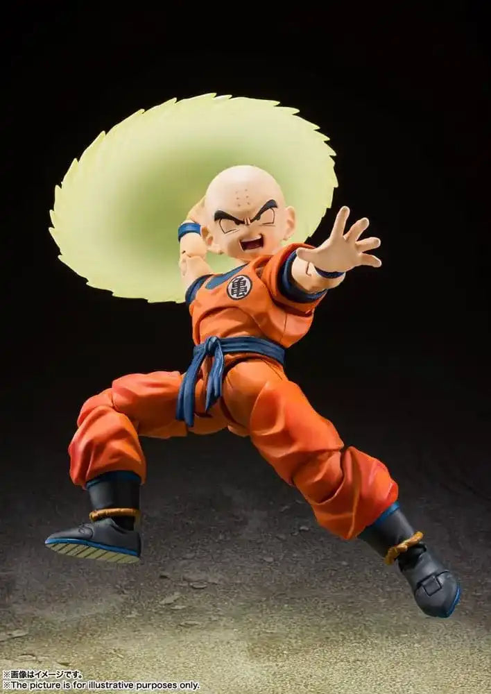 Dragon Ball Z S.H. Figuarts Actionfigur Krillin-Earth's Strongest Man 12 cm