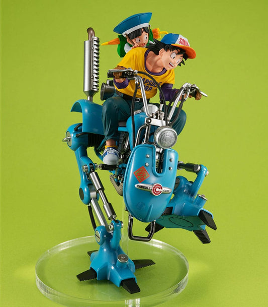 Dragonball Z Desktop Real McCoy EX PVC Diorama Son Goku & Son Gohan & Robot with two legs 20 cm - Smalltinytoystore