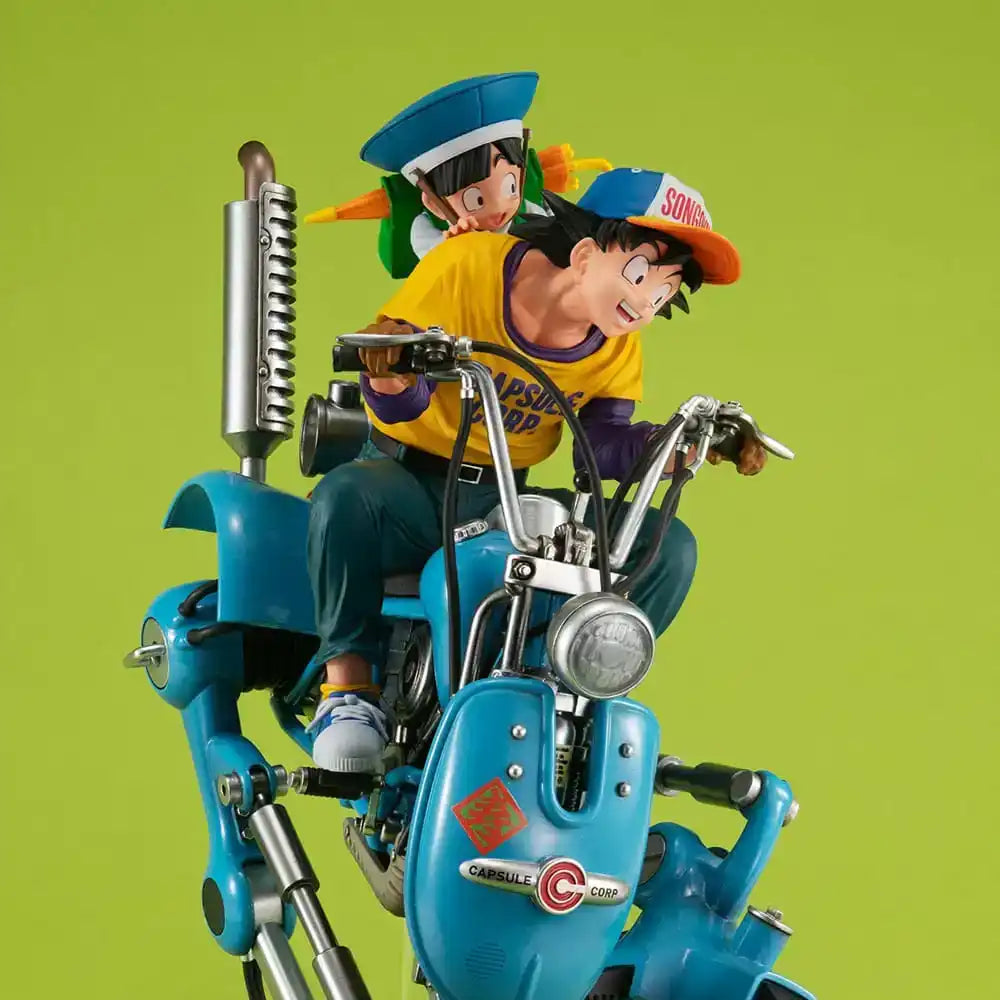 Dragonball Z Desktop Real McCoy EX PVC Diorama Son Goku & Son Gohan & Robot with two legs 20 cm - Smalltinytoystore
