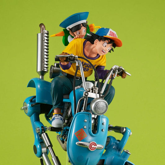 Dragonball Z Desktop Real McCoy EX PVC Diorama Son Goku & Son Gohan & Robot with two legs 20 cm - Smalltinytoystore