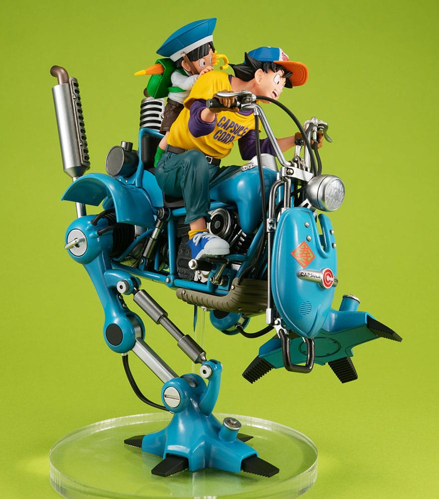 Dragonball Z Desktop Real McCoy EX PVC Diorama Son Goku & Son Gohan & Robot with two legs 20 cm - Smalltinytoystore