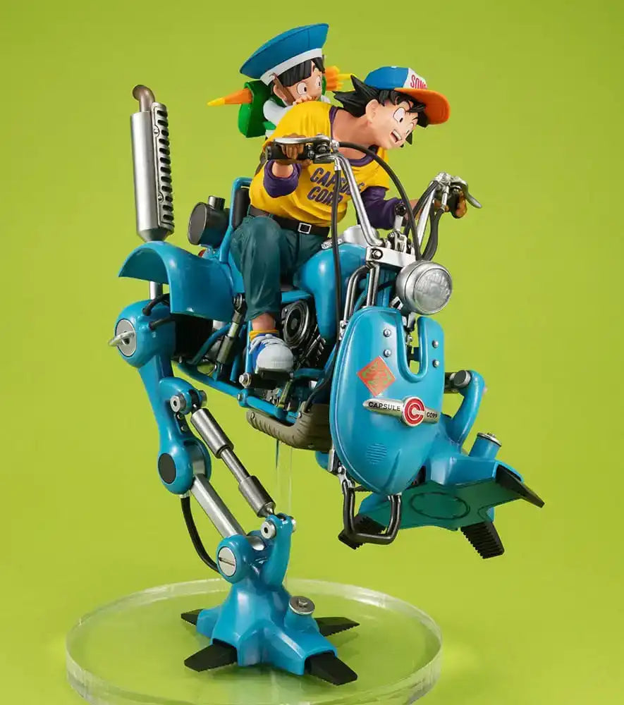 Dragonball Z Desktop Real McCoy EX PVC Diorama Son Goku & Son Gohan & Robot with two legs 20 cm - Smalltinytoystore