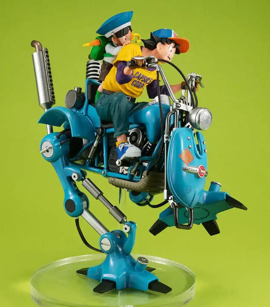 Dragonball Z Desktop Real McCoy EX PVC Diorama Son Goku & Son Gohan & Robot with two legs 20 cm - Smalltinytoystore