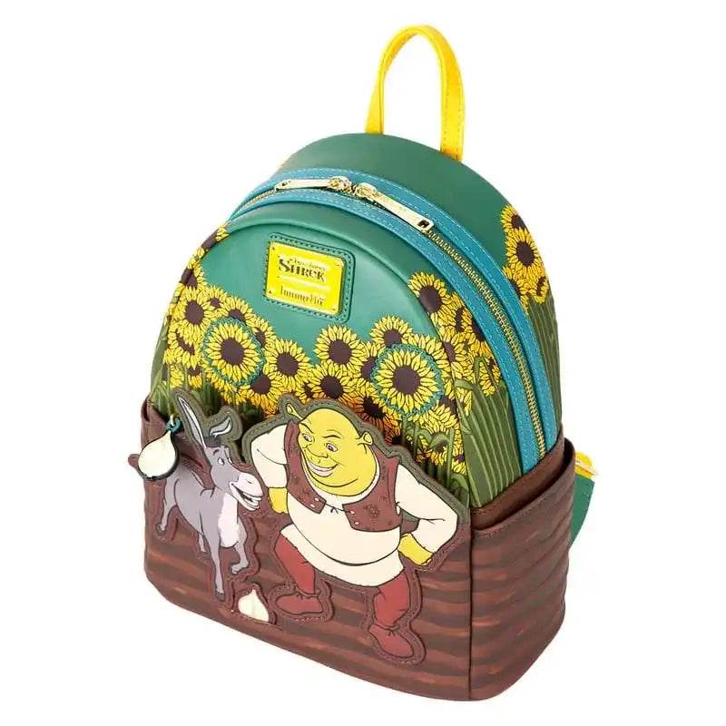 Dreamworks by Loungefly Mini Rucksack Shrek & Donkey Sunflower Field - Smalltinytoystore