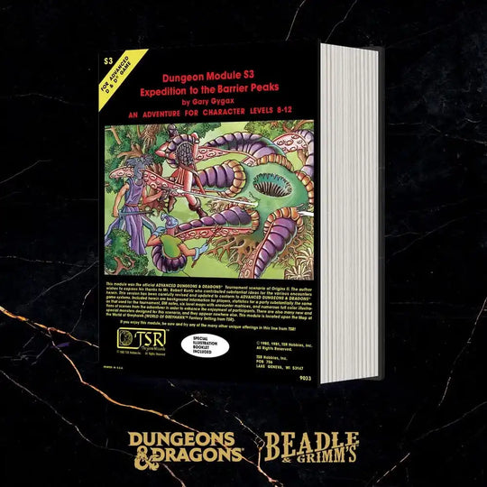 Dungeons & Dragons Classic Module Würfel Set Journey to the Barrier Peaks (7) - Smalltinytoystore