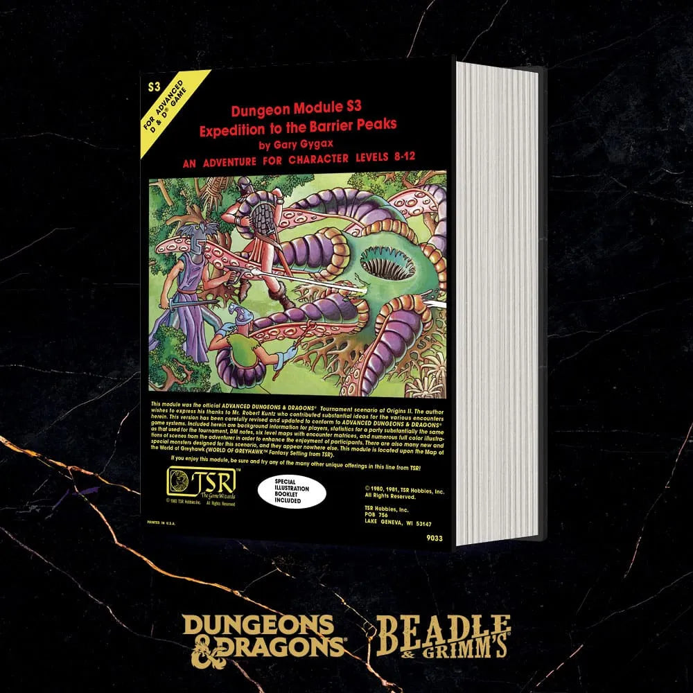 Dungeons & Dragons Classic Module Würfel Set Journey to the Barrier Peaks (7) - Smalltinytoystore