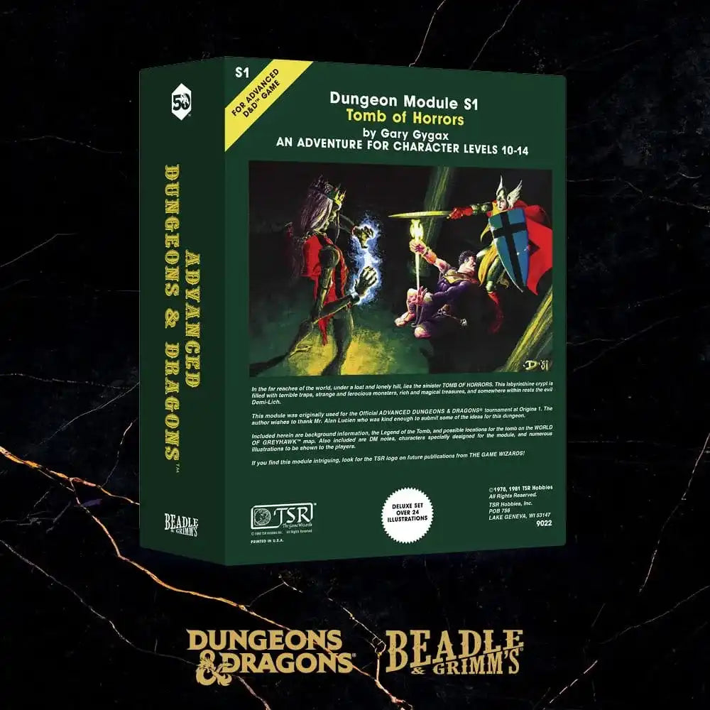 Dungeons & Dragons Classic Module Würfel Set Tomb of Horrors (7) - Smalltinytoystore