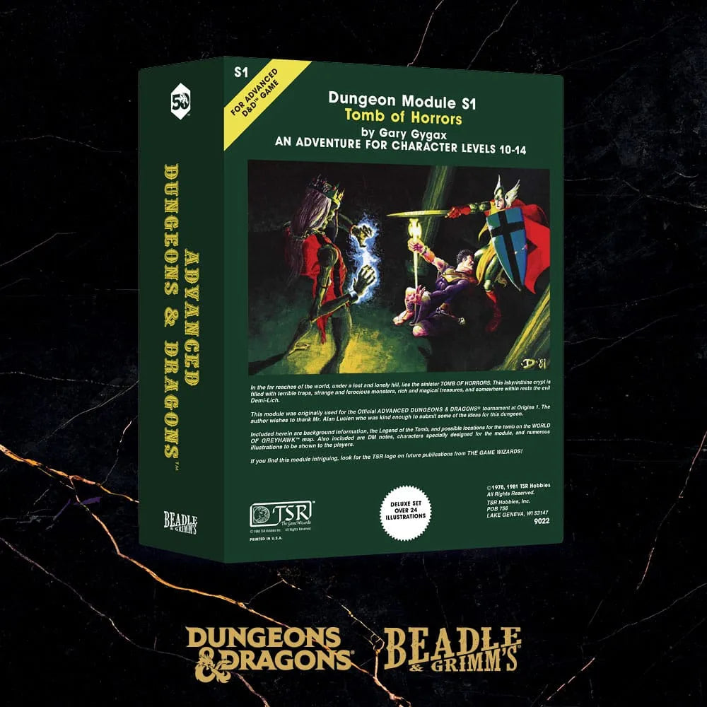 Dungeons & Dragons Classic Module Würfel Set Tomb of Horrors (7) - Smalltinytoystore