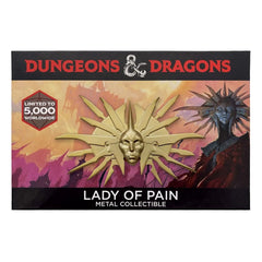 Dungeons & Dragons Medaille Lady of Pain Limited Edition - Smalltinytoystore