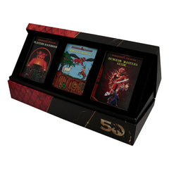 Dungeons & Dragons Metallbarren 3er-Set 50th Anniversary 1st Edition Book Cover - Smalltinytoystore