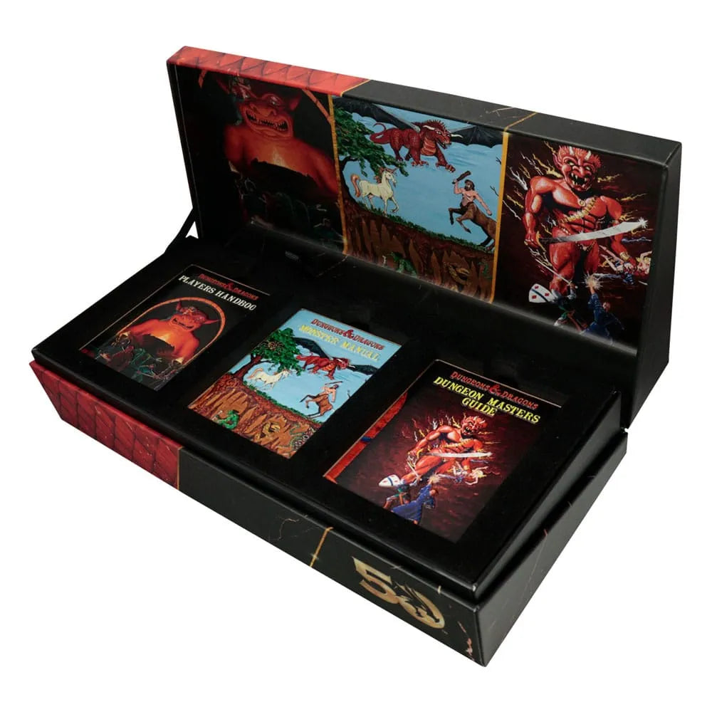 Dungeons & Dragons Metallbarren 3er-Set 50th Anniversary 1st Edition Book Cover - Smalltinytoystore