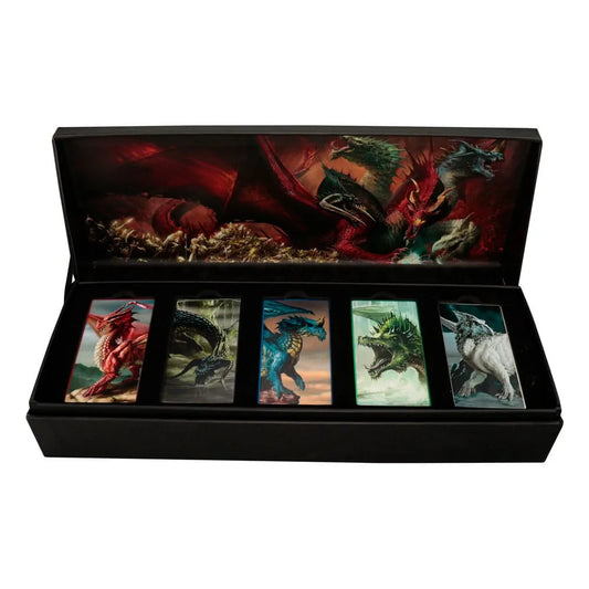 Dungeons & Dragons Metallbarren 5er-Set Chromatic Dragons Ingot - Smalltinytoystore