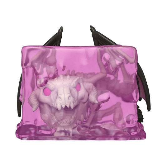 Dungeons and Dragons POP! Deluxe Animation Vinyl Figur Gelatinous Cube with Dracolich (GR) (GW) Exclusive Edition 9 cm - Smalltinytoystore