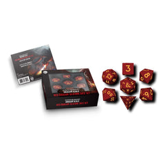 Dungeons & Dragons Premium Silicon Würfel Set Dragon Scale Red (7) - Smalltinytoystore