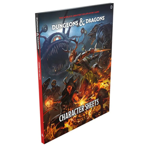 Dungeons & Dragons RPG Charakterbögen 2024 englisch - Smalltinytoystore