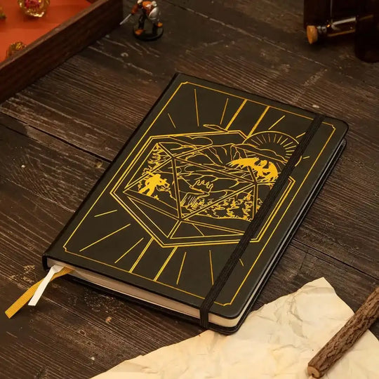 Dungeons & Dragons RPG Journal 5e Black - Smalltinytoystore