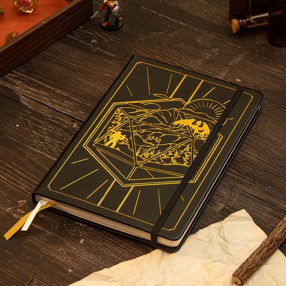 Dungeons & Dragons RPG Journal 5e Black - Smalltinytoystore