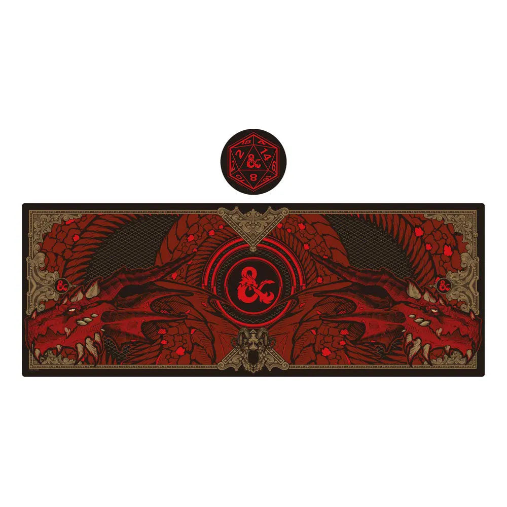 Dungeons & Dragons Schreibtischunterlage & Untersetzer Set Graphic - Smalltinytoystore