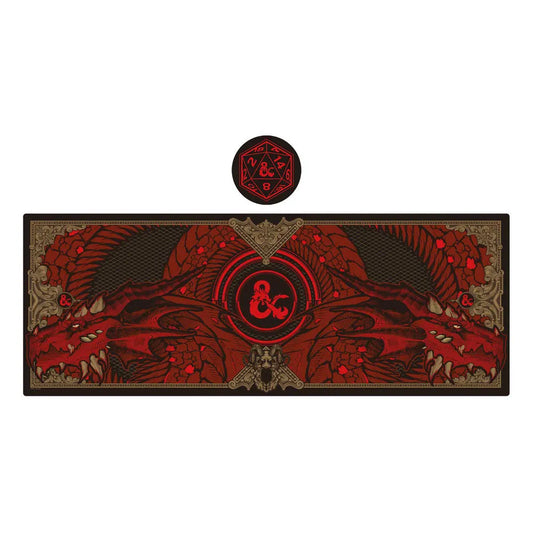 Dungeons & Dragons Schreibtischunterlage & Untersetzer Set Graphic - Smalltinytoystore