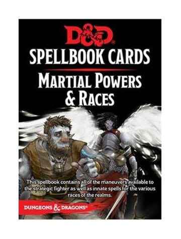 Dungeons & Dragons Spellbook Cards: Martial Powers & Races englisch - Smalltinytoystore