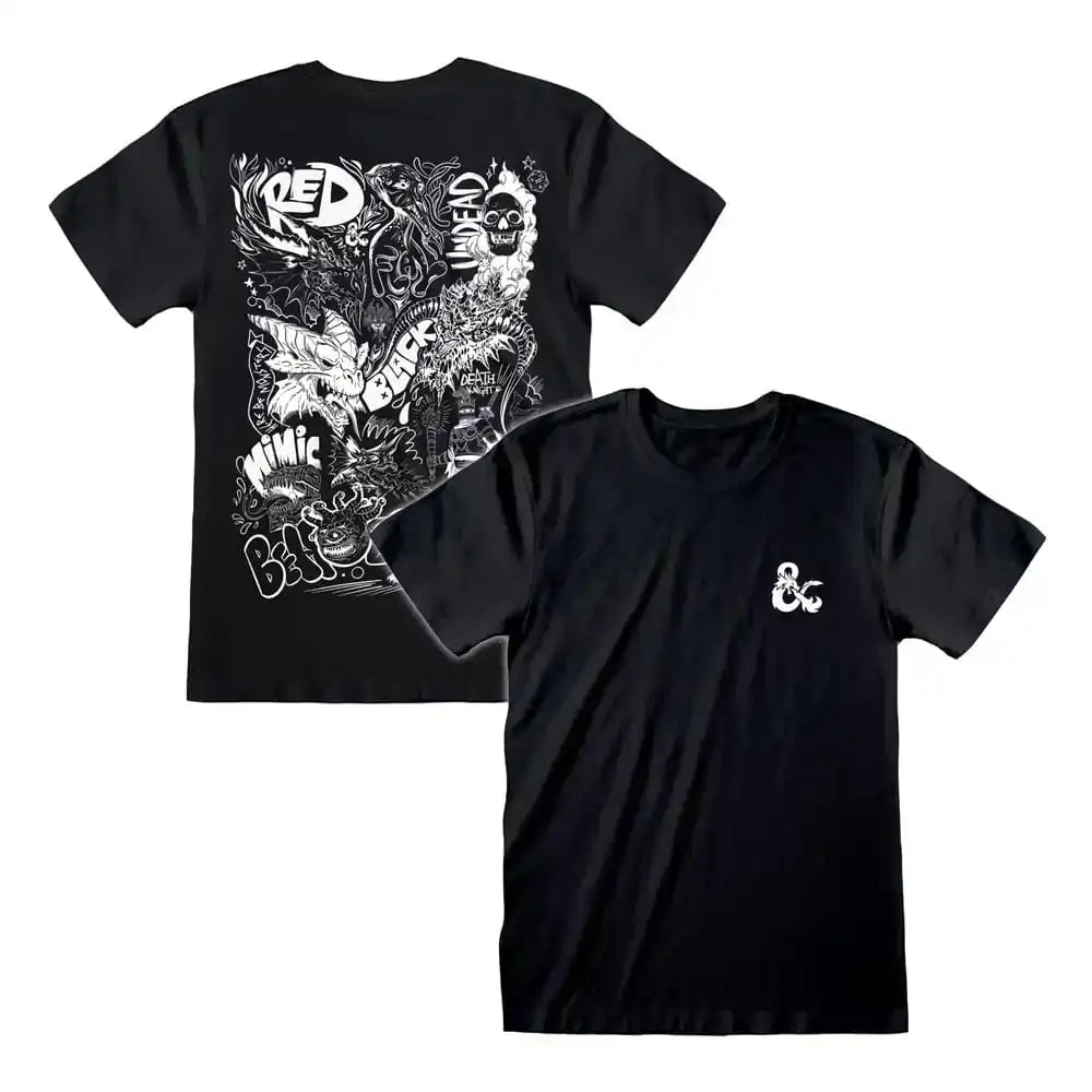 Dungeons & Dragons T-Shirt Doodle Größe XL - Smalltinytoystore