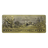 Dungeons & Dragons: The Cartoon Replik 40th Anniversary Rollercoaster Ticket Limited Edition - Smalltinytoystore