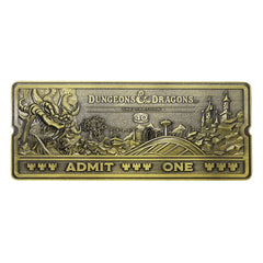 Dungeons & Dragons: The Cartoon Replik 40th Anniversary Rollercoaster Ticket Limited Edition - Smalltinytoystore