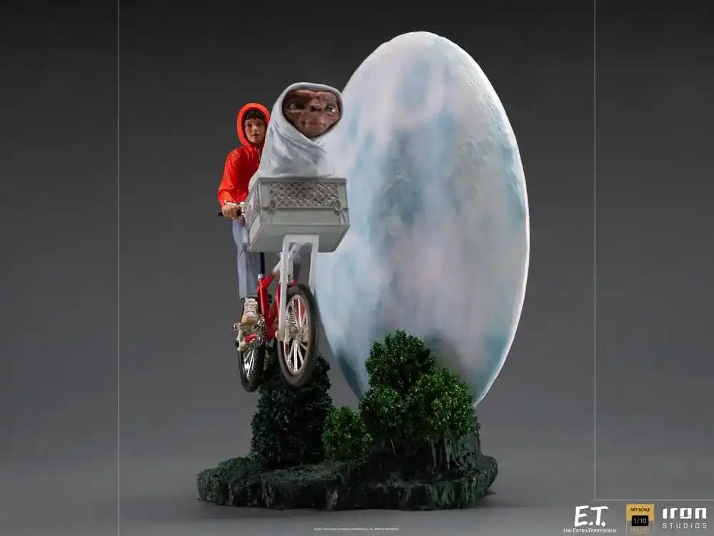 E.T. Der Außerirdische Deluxe Art Scale Statue 1/10 E.T. & Elliot 27 cm - Smalltinytoystore