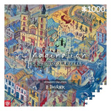Edward Dwurnik Imagination Puzzle Radzymin (1000 Teile) - Smalltinytoystore