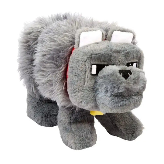 Ein Minecraft Film Plüschfigur mit Sound Dennis der Wolf 20 cm - Smalltinytoystore