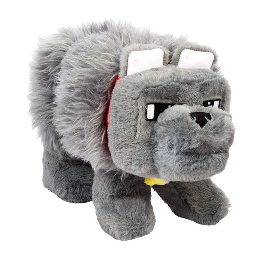Ein Minecraft Film Plüschfigur mit Sound Dennis der Wolf 20 cm - Smalltinytoystore